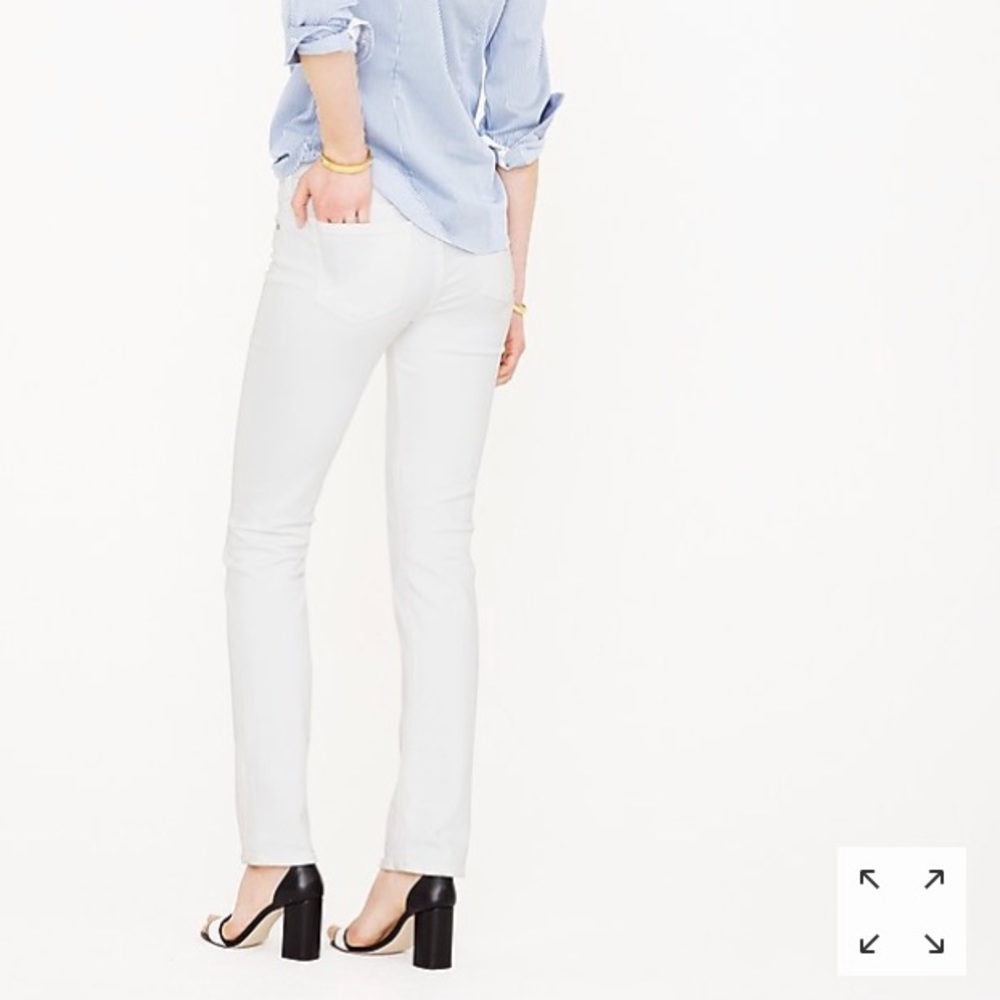 J Crew White Matchstick Jean size 27 R - Picture 3 of 7
